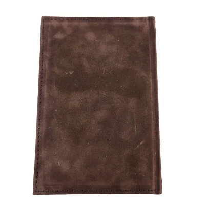 Hardcover Notebook 4.5"x6.5" Velveteen Soft Journal Chocolate Brown Lined Pages - Image 1 of 4