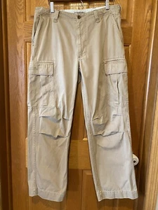 Pantalones de mezclilla polo vintage BQ5 Co Ralph Lauren cargo caqui para hombre 36x32 - Imagen 1 de 5