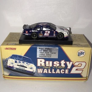 Rusty Wallace 1999 #2 Miller Lite Ford Taurus edición limitada 1:64 - Imagen 1 de 7