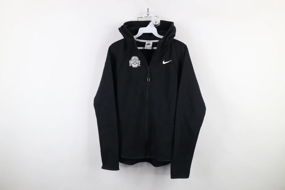 Sudadera con capucha Nike Tech polar para mujer mediana deletreada Universidad Estatal de Ohio cremallera completa Foto 1 de 4