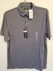 Brand New with Tags, Alfani Stretch Short Sleeves Gray Golf Polo Men's XL - Picture 1 of 4