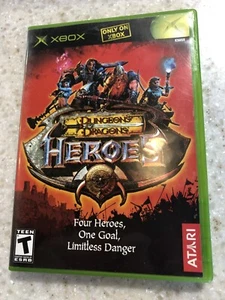 DUNGEONS & DRAGONS HEROES X-BOX XBOX DISCO JUEGO COMPLETO, MANUAL Y ESTUCHE NES HQ - Imagen 1 de 2