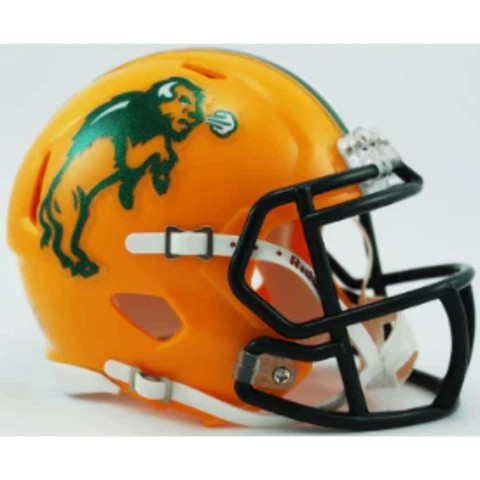 North Dakota State Bison NCAA Mini Speed Football Helmet - NCAA Cover