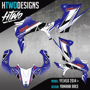 YAMAHA YFZ450 GRAPHICS YFZ 450 R STICKERS DECALS STICKER GRAPHIC KIT DECAL 450 - Picture 1 of 5