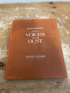 Donny Osmond Listens to Voices From the Dust Part 1 HC No Dust Jacket Signed - Imagen 1 de 9