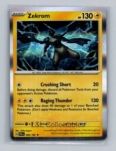 Zekrom #066/182 Rare SV04: Paradox Rift - Picture 1 of 2