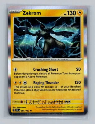 Zekrom #066/182 Rare SV04: Paradox Rift - Image 1 of 2