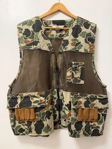 10X Camo Hunting Vest Men’s 2XL 50-52 Outdoor Gear Utility Pockets Full Zip USA - Picture 1 of 10