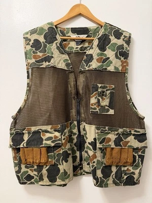 10X Camo Hunting Vest Men’s 2XL 50-52 Outdoor Gear Utility Pockets Full Zip USA - Image 1 of 4