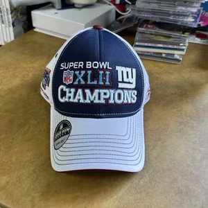 Super Bowl 42 XLII Championship Hat NFL Football New York Giants Patriots NEW - Picture 1 of 9