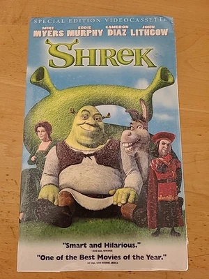 VIntage Shrek VHS Tape 2001 Big Box Special Edition Brand New - Image 1 of 4