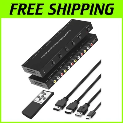 4 Port RCA to HDMI Converter - Upgrade Technology - Image 1 of 4