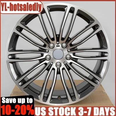 全新 19 X 8 英寸轮圈适用于宝马 530e x Drive 530i 540d 540i 550i 2017-2020 轮圈 — 第 1/4 张图片