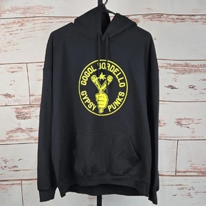 Gogol Bordello Slingshot Band Hoodie Sweatshirt schwarz Gr. XL - Bild 1 von 5