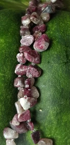 SCHMUCK-STCK Kette Collier Turmalin HEILSTEIN Kugeln Turmalinquarz 48 cm A - Picture 1 of 2
