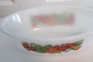 De colección. Glasbake 1 Qt. Cazuela con tapa de verduras Pat. Vaso de leche NOS J235 - Imagen 1 de 3