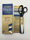 Vintage Wiss Model CB-7 Pinking Shears w/ Scissors Black Handles in Original Box