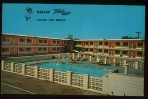 Postal de colección Gallup casi nueva ruta 66 Roadside Travelodge Motel 0810 21 Q - Imagen 1 de 2