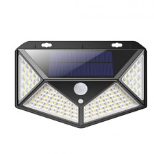 314027 Lámpara recarga solar sensor de movimiento con 114 LED Ángulo de luz 120°