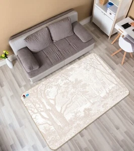 3D Kangaroo Forest R008 Non Slip Rug Mat Round Elegant Carpet Panda - Picture 1 of 5