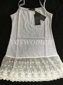 Camisole Shirt Tank Top Extender Soft Lace Layering Tunic Slip Tank Tops Tunic - Picture 1 of 14