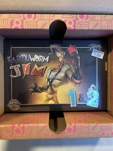 Earthworm Jim 1 & 2 iam8bit Limited Edition (SNES) SEALED NIB - Picture 1 of 8