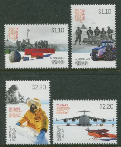 AAT: AUSTRALIAN ANTARCTIC PROGRAM: 75 YEARS 2022 - MNH SET OF FOUR (R74) Cover