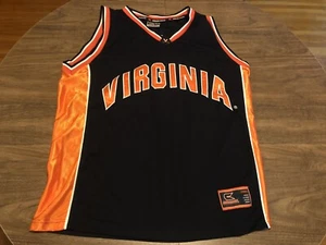 Virginia Cavaliers Black With Orange Trim XL Basketball Jersey - Picture 1 of 11