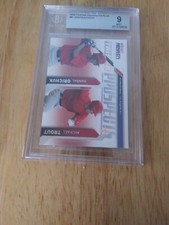 2009 TRISTAR Prospects Mike Trout rc #81 BGS 9 MINT Graded Rookie