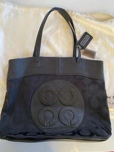 Coach Julia Tasche schwarz Canvas und Leder - 15013 - Bild 1 von 11