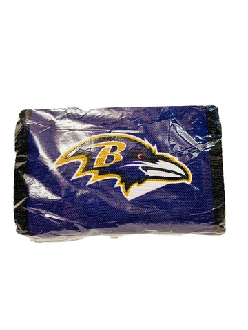 New Baltimore Ravens Football Licensed Billfold NFL Wallet Nylon Trifold Cover
