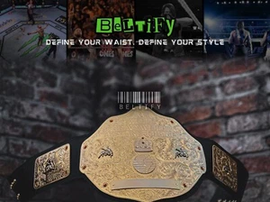 Big Gold World Heavyweight Wrestling Championship Replica Title Belt Adult Size - Picture 1 of 8