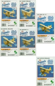 Legends of the Air Miniatur-Balsaholzpuzzle Flugzeugmodelle sortiert Alter 6+ - Bild 1 von 2