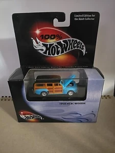 Merc Woodie 100 % Hot Wheels 2000 edición limitada - 1948 - azul/negro/marrón - Imagen 1 de 9