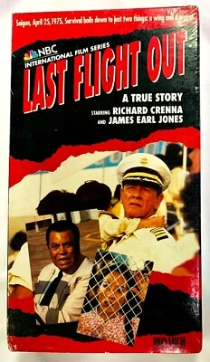 Last Flight Out (VHS, 1991) Richard Crenna, James Earl Jones RARE NEW SEALED HTF - Image 1 of 4