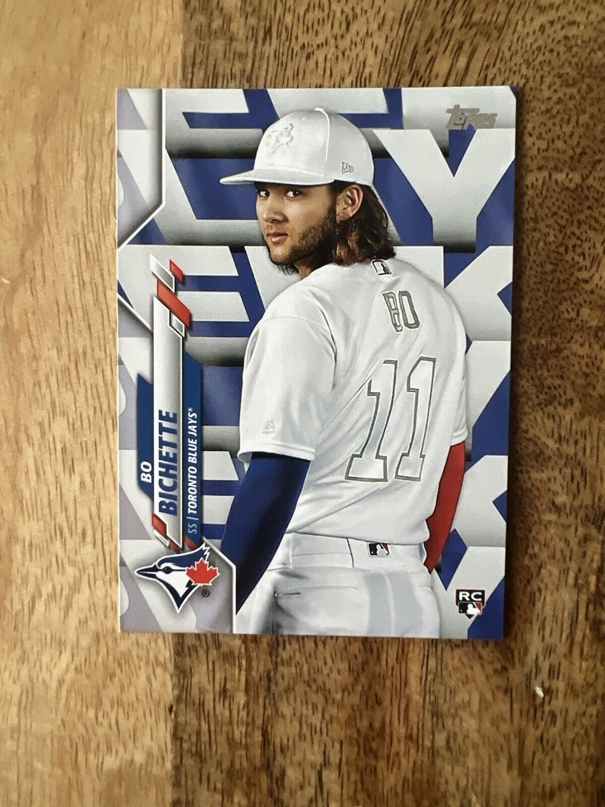 2020 Topps Series 1 Bo Bichette #78 Players Weekend Photo Image Variation SP RC