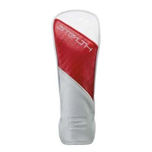 TaylorMade Stealth Driver Club Head Cover - White/Red - Picture 1 of 1