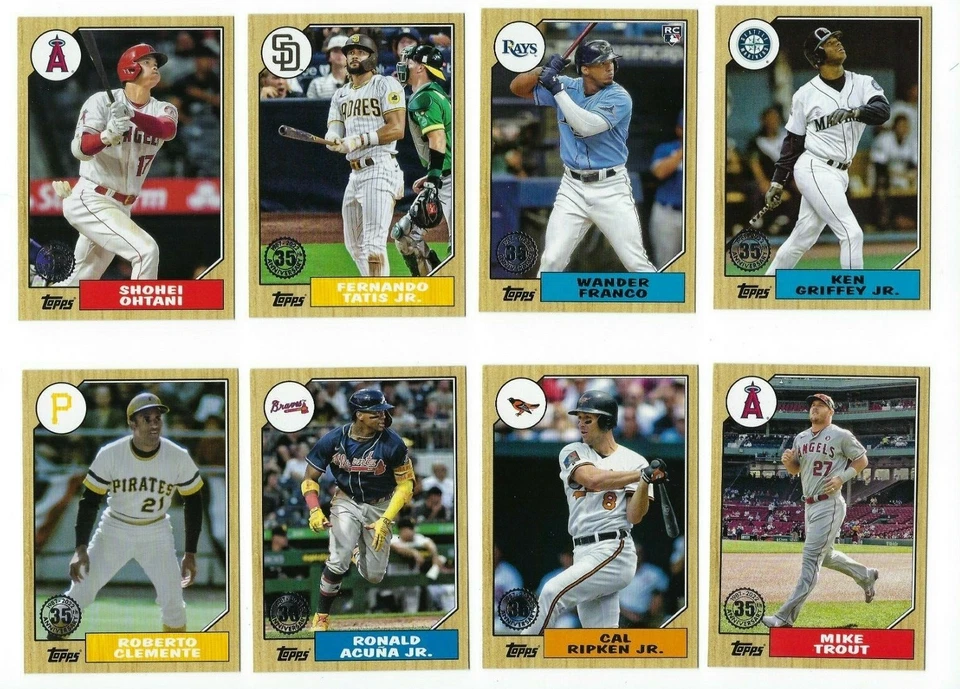 1987 Topps Insert Complete Your Set 2022 Topps Series 1 You U Pick Choice - Image 1 of 1