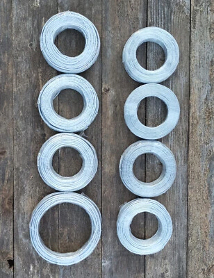 Alambre de aluminio Bonsai (1 KG) varios tamaños disponibles - plata Foto 1 de 4