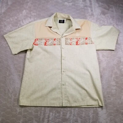 VTG Iolani Hawaiian Shirt Mens Lg Hawaii Island Button Up Short Sleeve RARE - Image 1 of 4