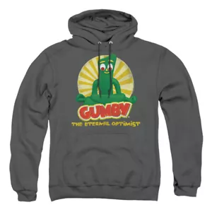 Gumby "Optimist" Pullover Hoodie, Sweatshirt or Long Sleeve T-Shirt - Picture 1 of 9