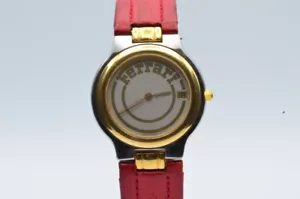 Ferrari Women's Watch Quartz Steel/Gold 1 3/32in Vintage RAR Wrist Very Nice 2 - Picture 1 of 9