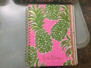 Lilly Pulitzer Jumbo 17-Month Agenda - Aug 2017-Dez 2018 Pink Pineapple NEU - Bild 1 von 2