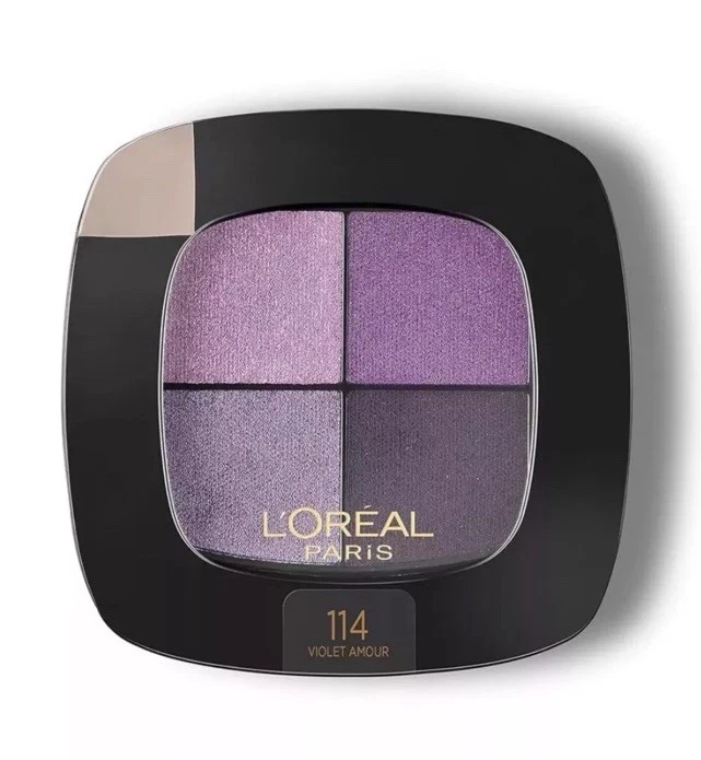 SOMBRA DE OJOS PALETA BOLSILLO RICO COLOR LOREAL - 114 VIOLETA AMOR NUEVA/SELLADA Foto 1 de 3