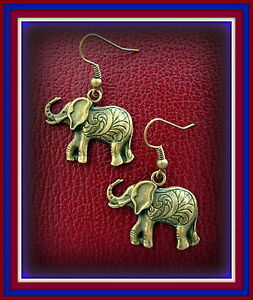 Republican Gop Elephant Earrings Jewelry - U. of Alabama theme