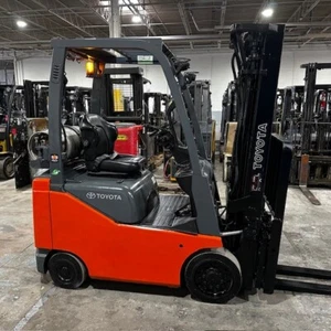 2020 Toyota 8FGCU15 6018 Hours 3000lb Used Forklift Triple Mast Sideshift - Picture 1 of 18