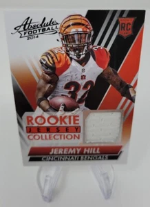 Camiseta deportiva Panini Absolute Football Rookie 2014 colección #JH Jeremy Hill parche radiocontrol - Imagen 1 de 2