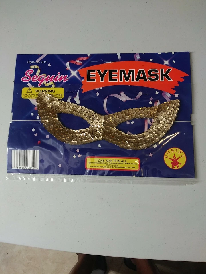 Rubie's  Sequin Eye Mask - Image 1 of 1