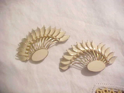 Clips para zapatos Sunburst vintage de perlas y esmalte Foto 1 de 4
