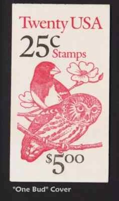 1988 Grosbeak Owl Sc BK160 (2 Sc 2285b panes) 1-bud plate number 3333 - Image 1 of 2